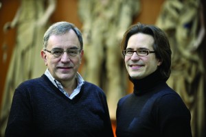 Eddy Van Belle et son fils©Musee Gourmand Chocolat