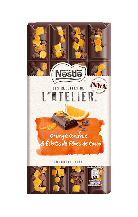 Nestle Les Recettes de l'Atelier _ORANGE CONFITE ECLATS CACAO
